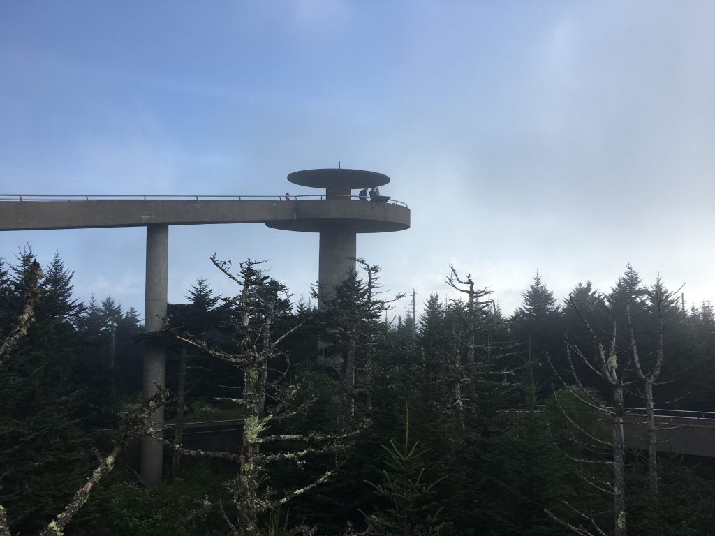 The tower on Clingmans Dome